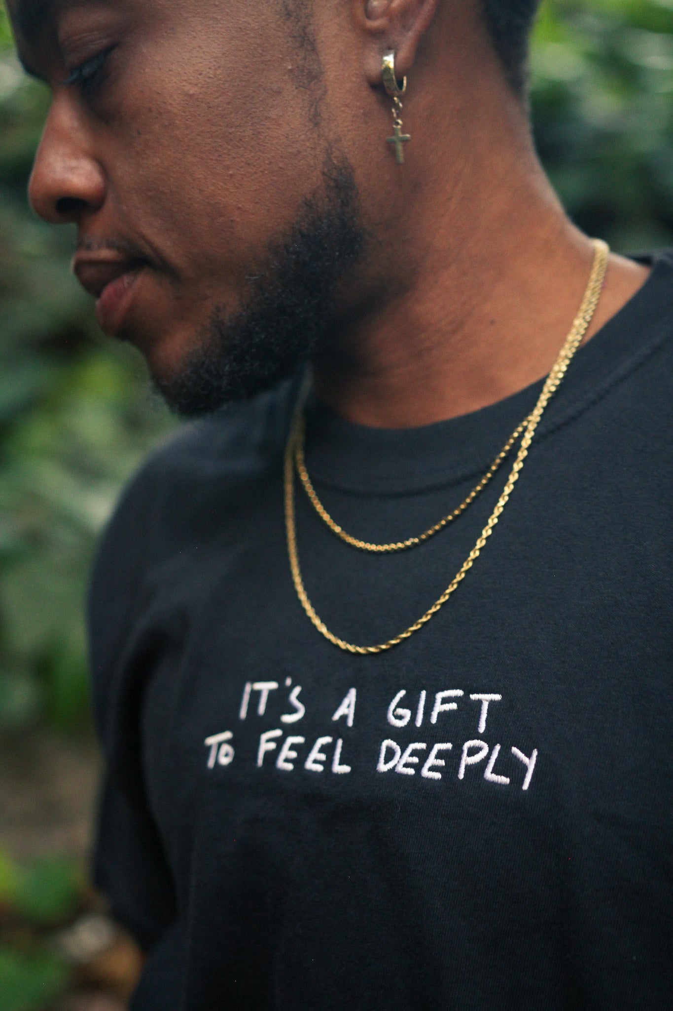 It's a Gift to Feel Deeply Embroidery Shirt