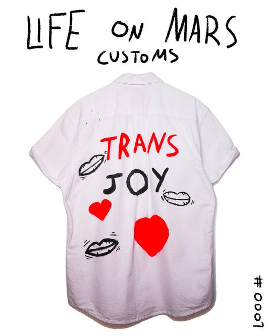 Trans Joy Button Up Customs