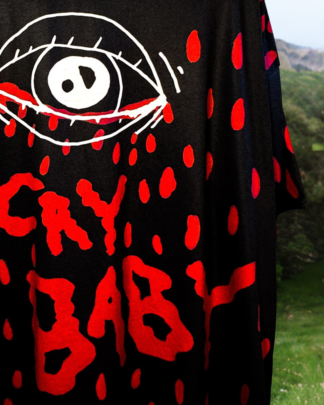Cry Baby Oversized Drop Shoulder T-shirt