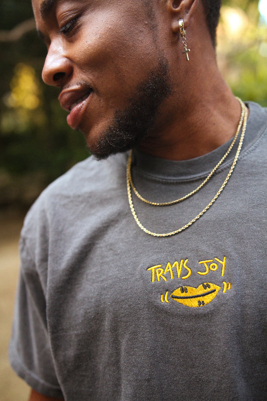 Trans Joy Embroidery Shirt