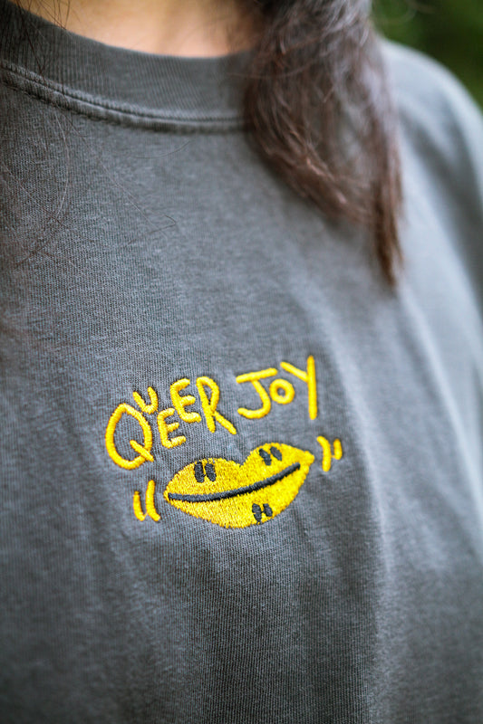 Queer Joy Embroidery Shirt
