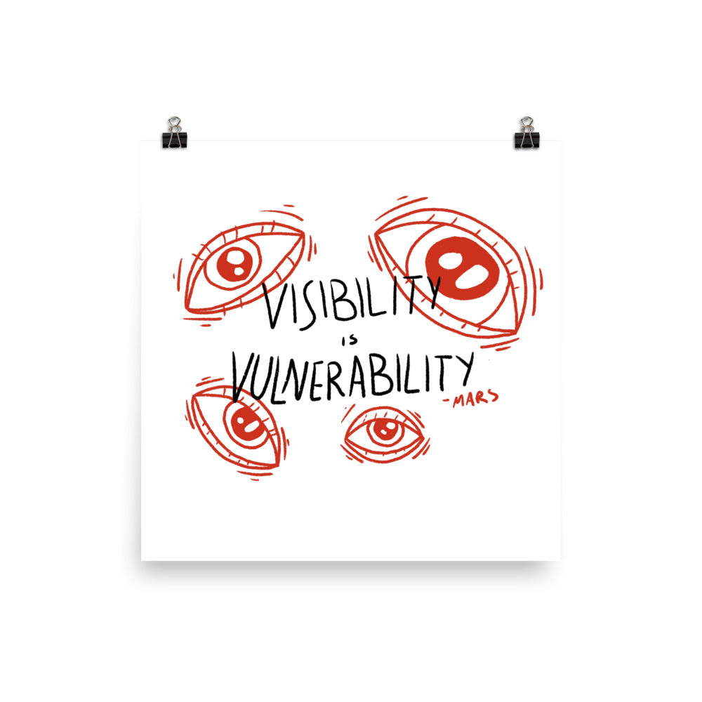 Visibility is Vulnerability Print