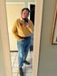 Trying My Best Mustard Sweater