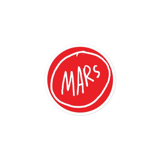 Mars Sticker